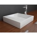 Cantrio Koncepts Cantrio Koncepts ST-18184 Solid Surface Above Counter Bathroom Sink ST-18184